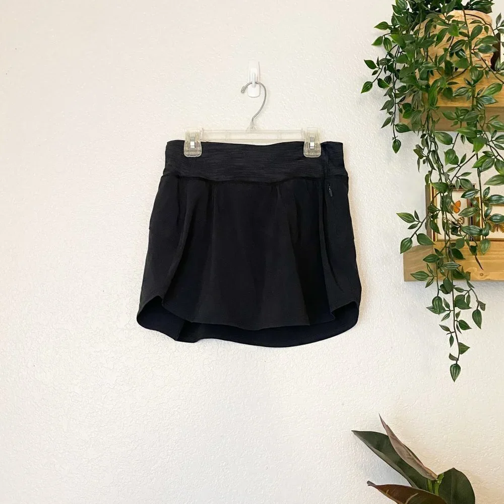 🌻 OUTDOOR VOICES Hudson Black Athletic Skort Skirt Size Small